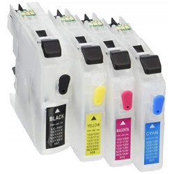Brother LC-123 rechargeable - pack 4 cartouches