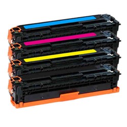 Universelle HP 125A, 128A, 131A / Canon 731 pack 4 toner (compatible)