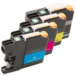 Brother LC-123 adaptable - pack de 4